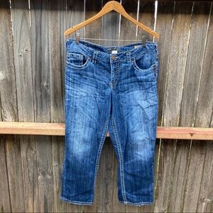 Silver Jeans Santorini Capris size 16
